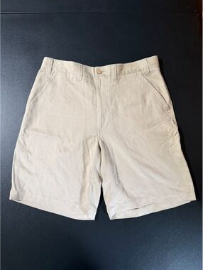Ralph Lauren Black Label Sport Men's Khaki Silk Shorts Size 32